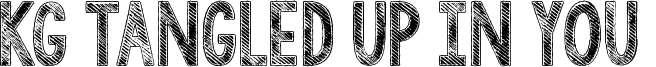 KG Tangled Up In You  Font