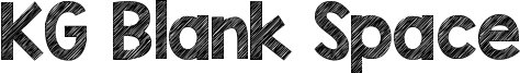 KGBlankSpaceSketch.ttf