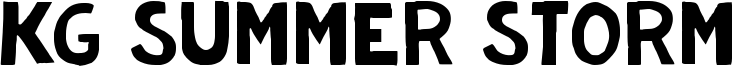 KGSummerStormRough.ttf