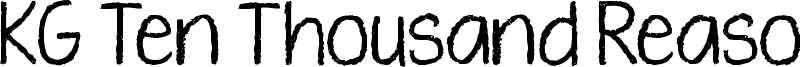 KGTenThousandReasonsAlt.ttf