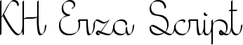 KH Erza Script Font