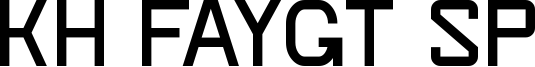 KH Faygt SP Font