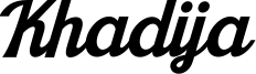 Khadija Font