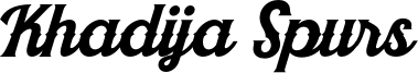 Khadija Spurs Font