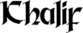 Khalif Font