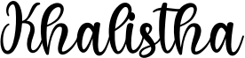 Khalistha Font