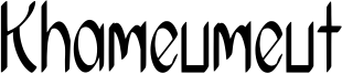 Khameumeut Font