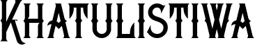 Khatulistiwa Font