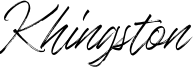 Khingston Font