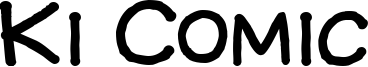 Ki Comic Font