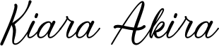Kiara Akira Font