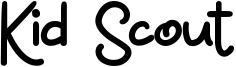 Kid Scout Font