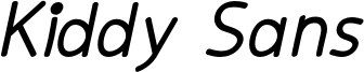 kiddySans_fat_italic.otf