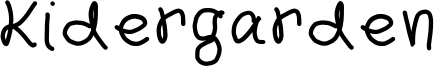 Kidergarden Font