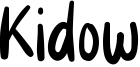 Kidow Font
