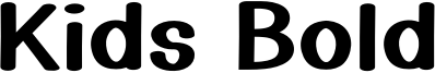 Kids Bold Font