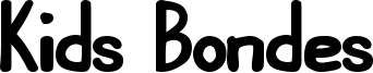 Kids Bondes Font