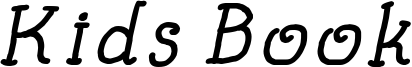 Kids Book Bold Italic.ttf