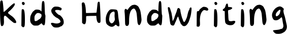 Kids Handwriting Font