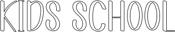 Kids School Font