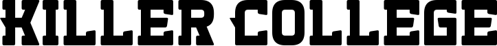 Killer College Font