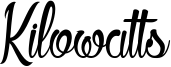 Kilowatts Font