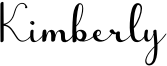 Kimberly Font
