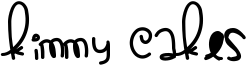 Kimmy Cakes Font