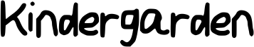 Kindergarden Font