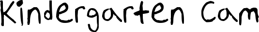 Kindergarten Cam Font