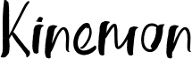 Kinemon Font