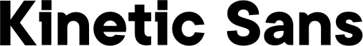 Kinetic Sans Font