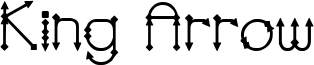 King Arrow Font