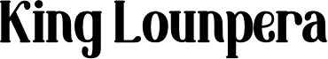 King Lounpera Font