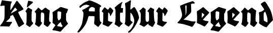 King Arthur Legend Font
