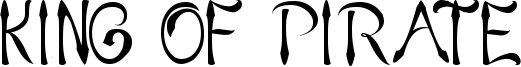 King Of Pirate Font