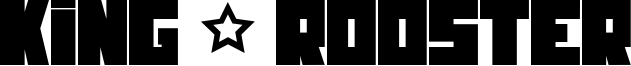 King & Rooster Font