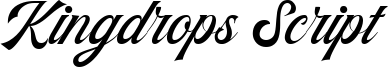 Kingdrops Script Font