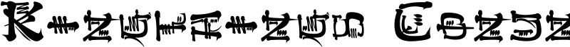 Kingthings Conundrum Font