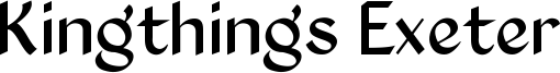 Kingthings Exeter Font