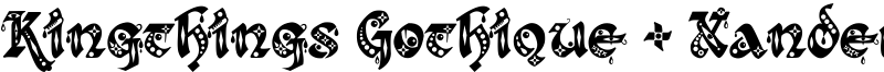 Kingthings Gothique + Xander Font