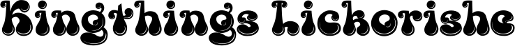 Kingthings Lickorishe Font