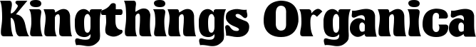 Kingthings Organica Font