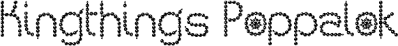 Kingthings Poppalok Font