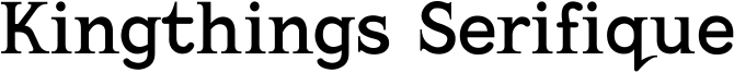 Kingthings Serifique Font