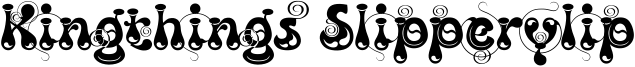 Kingthings Slipperylip Font
