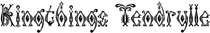Kingthings Tendrylle Font