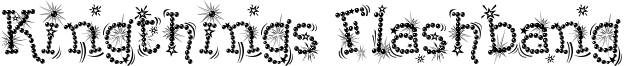 Kingthings Flashbang Font