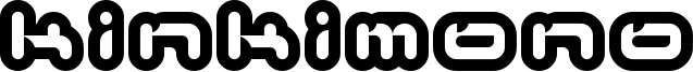 Kinkimono Font