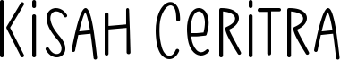Kisah Ceritra Font